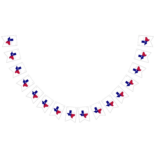 Bandeirinha Mapa de Sinalizador do Texas (Todos)