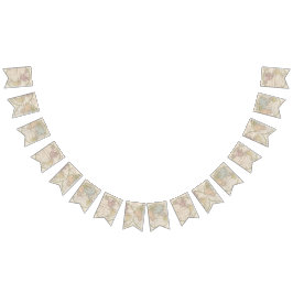 Bandeirinha Mapa Mundial Antigo Tema de Viagem de 1831