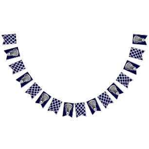Bandeirinha Marinho de acrosse azul