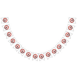 Bandeirinha Masonic Bunting Banner Red