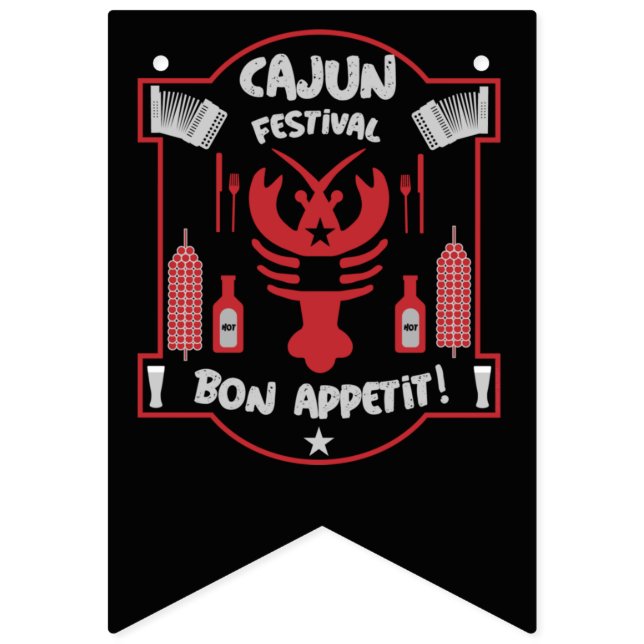 Bandeirinha Melhores Cozinheiros Cajun    (Primeira Bandeira)