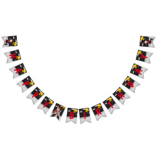 Bandeirinha Menina de Halloween Cute Vampire Garota Cute assus