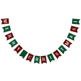 Bandeirinha Merry Christmas Banner