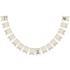 Bandeirinha Minhas Primeiras Etapas Mensais do Banner de Bunti