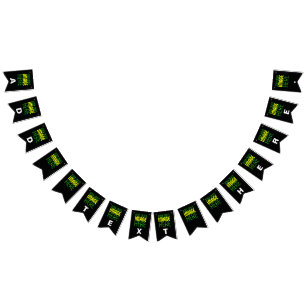 BANDEIRINHA MODELO DE TEXTO DE IMAGEM NEGRA SIMPLES EDITÁVEL M