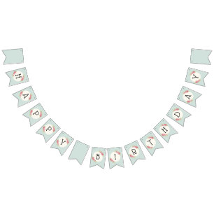 Bandeirinha Moldura de Rosas Vintage Shabby Chic