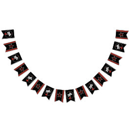 Bandeirinha Nascer ao Rock & Roll Guitar Rocker Festa B