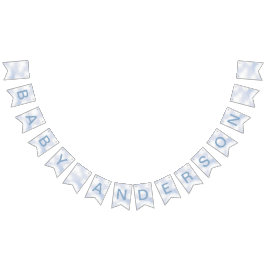 Bandeirinha No Cloud 9 Céu Sonhador Azul Empoeirado