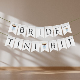Bandeirinha Noiva num Bit Tini - Espresso Martini Bridal