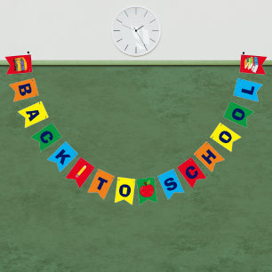 Bandeirinha Nome do professor Sala de aula personalizada Arco-