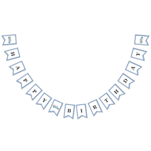 Bandeirinha Nossa Pequena Banner de Aniversário do Pumpkin/Blu (Todos)