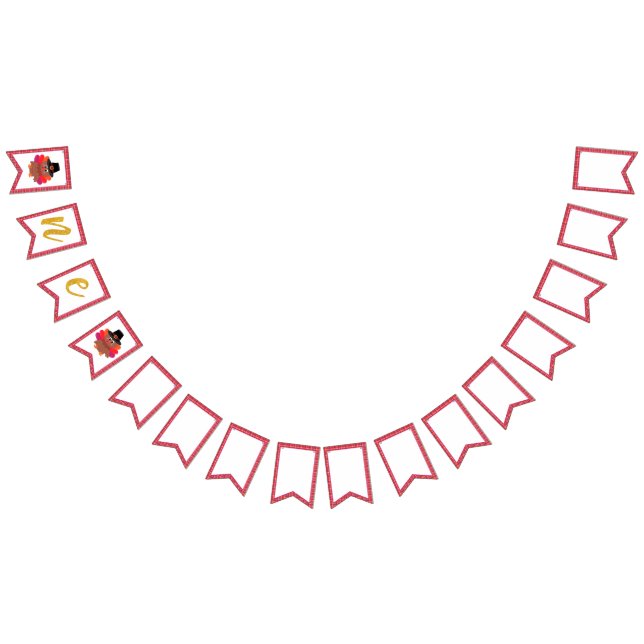 Bandeirinha Nossa Pequena primeiro aniversario Turca Alta (Men (Todos)