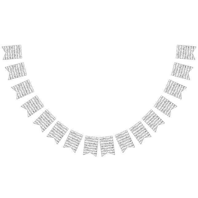 Bandeirinha Notas de Música de Folha (Todos)