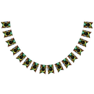 Bandeirinha novo + ano, 2019, ferradura, sorte, luzes, cor,