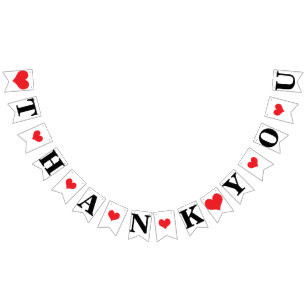 BANDEIRINHA OBRIGADO DECORAÇÃO DO SINAL DO CASAMENTO DO ❤