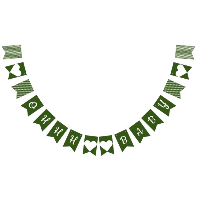 Bandeirinha Ohhh Baby Bunting Bunting Flags (Todos)