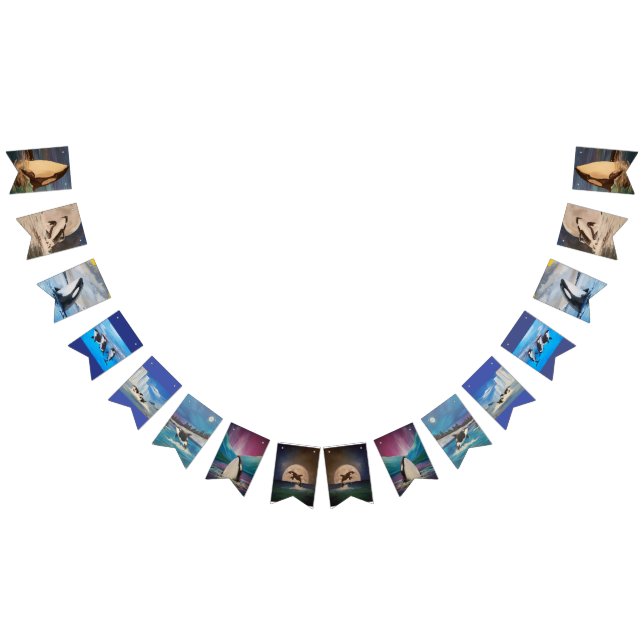 Bandeirinha Orca Bunting Banner (Todos)