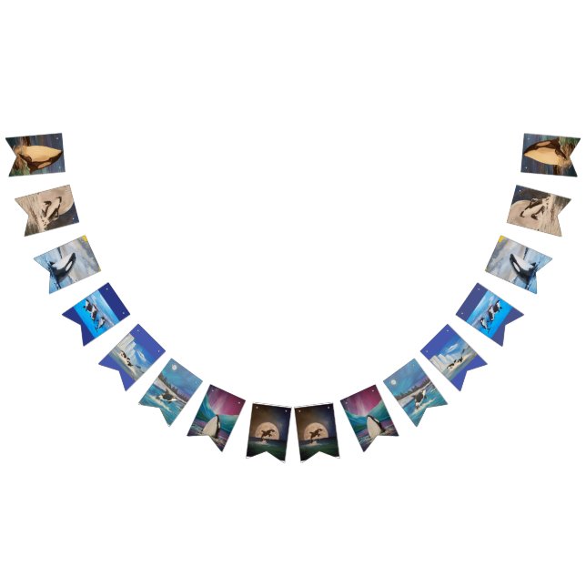 Bandeirinha Orca Bunting Banner (Todos)