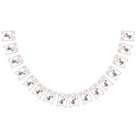 Bandeirinha Our Baby Raccoon 1st Birthday 