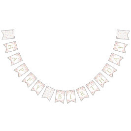 Bandeirinha Our Little Wildflower Birthday Banner