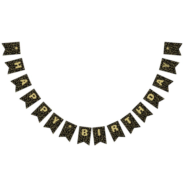 Bandeirinha Ouro e preto do teste padrão do número do (Todos)