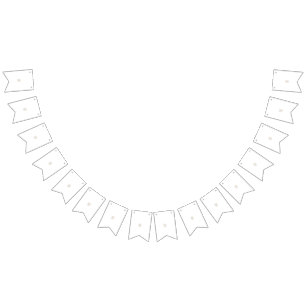 Bandeirinha Padrão do Starburst   Design neutro desenhado à mã