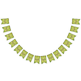 Bandeirinha Padrão verde e castanho