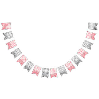 Bandeirinha Palestino Negro e Vermelho Keffiyeh