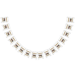 Bandeirinha Parabéns Banner de Bunting do Formando