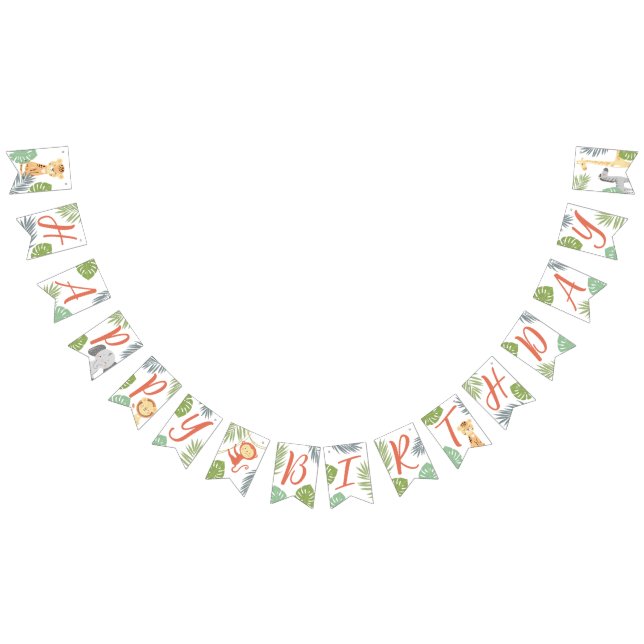 Bandeirinha Parabéns, cartaz de aniversário para o primeiro an (Todos)