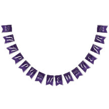 Parabéns noturnos escuros e roxos