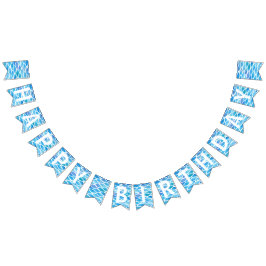 Bandeirinha Parabéns pela água do verão