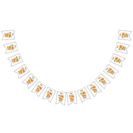 Bandeirinha Parabéns Shiba Inu Bunting Banner