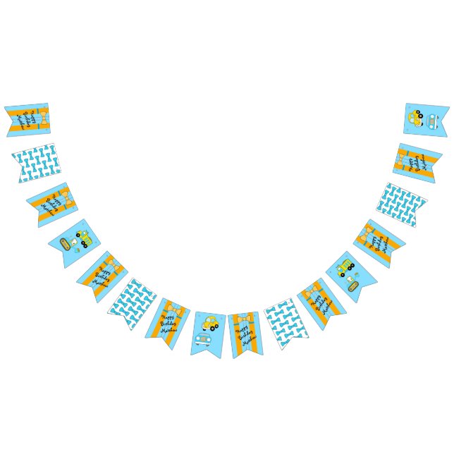 Bandeirinha Parabéns Suspendedores e Arco (Todos)