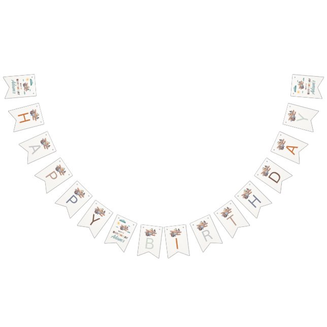 Bandeirinha Parafuso de Aniversário Personalizado (Todos)