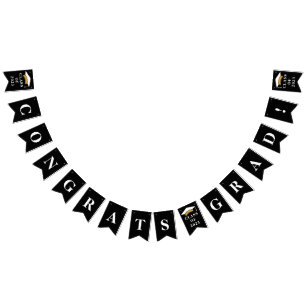 Bandeirinha Parceiro Formando de Graduação 2023 Preto