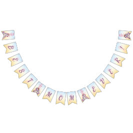 Bandeirinha Partido dia de as mães Unicórnio-Temido