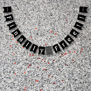 Bandeirinha Partido do Divórcio Finalmente Celebração Livre Br