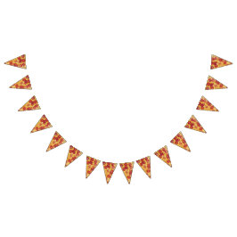 Bandeirinha Partido épico da pizza, porque é seu aniversário,