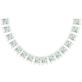 Bandeirinha Partido primeiro aniversario Dinossaur Dino