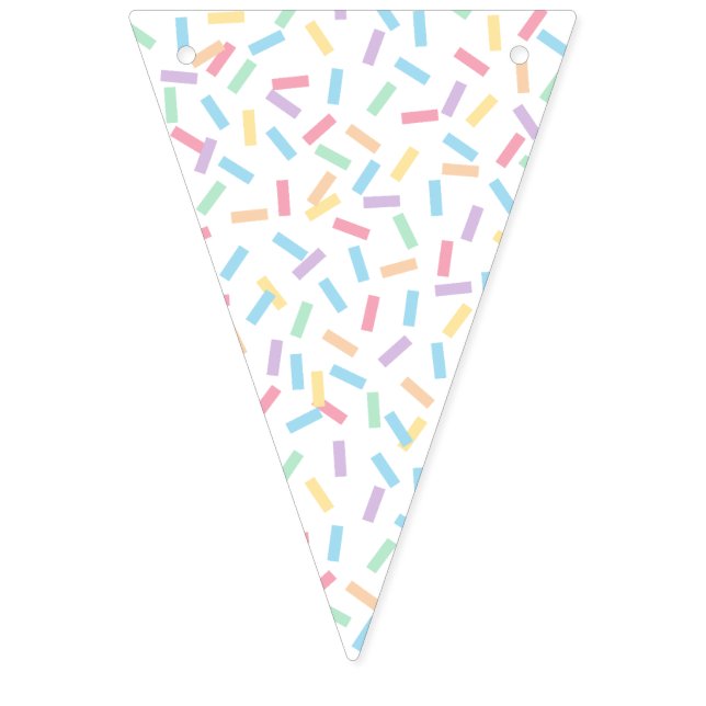 Bandeirinha Pastéis Confetti (Sprinkles) (Primeira Bandeira)