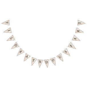 Bandeirinha Pequeno Casal Spooky