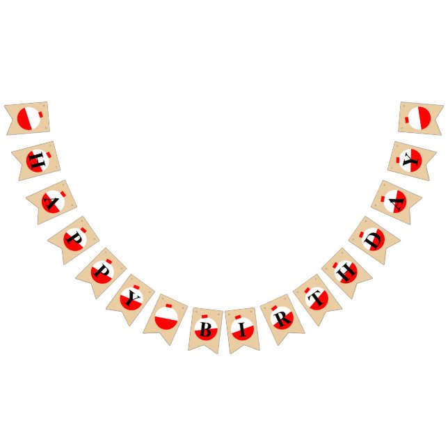 Bandeirinha Pesca Happy Birday Bobber (Todos)