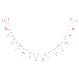 Bandeirinha Pétalas de gerânio vermelhas são representadas em 