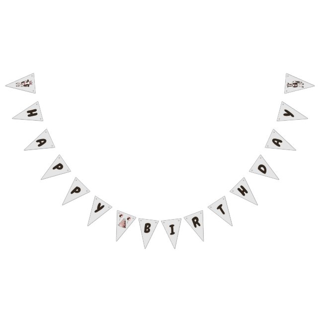 Bandeirinha Petting Zoo Birthday (Todos)