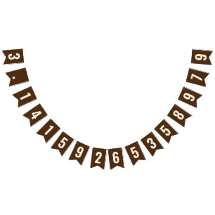 Bandeirinha Pi 3.14 Banner De Bunting