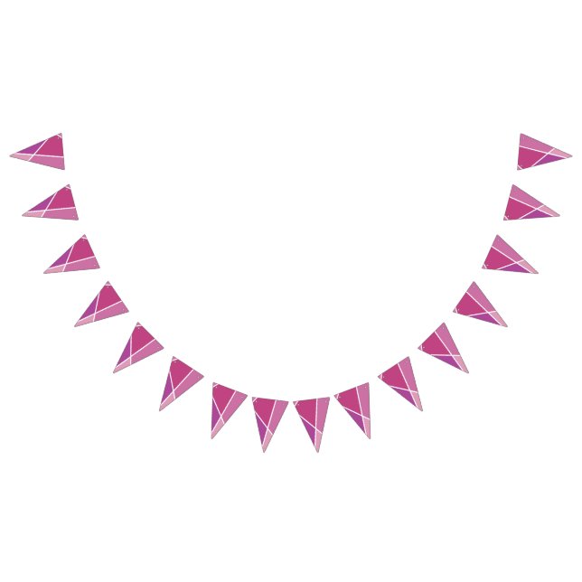 Bandeirinha Pink JanaiCreates Color Collection Party Banner (Todos)