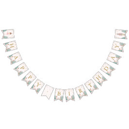 Bandeirinha Pink Nutcracker Ballet Birthday Bunting Flags