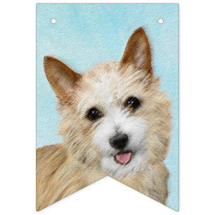 Bandeirinha Pintura Portuguesa do Podengo Pequeno - Arte Origi