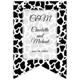 Bandeirinha Plano de Fundo do Padrão de Vaca